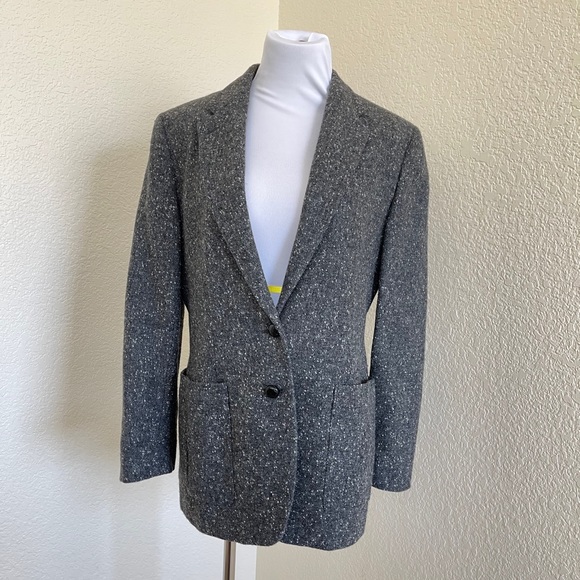 Lauren Ralph Lauren Gray Wool Jacket Blazer - Picture 1 of 5